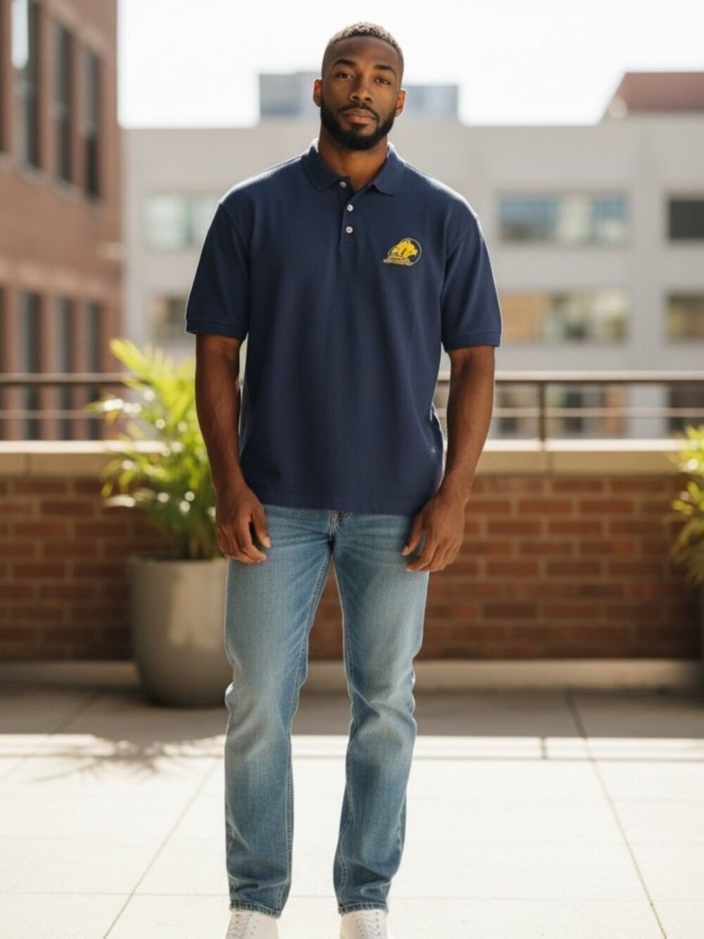 Adidas UC Berkeley CAL Bearbackers Alumni Polo Shirt Size XXL
